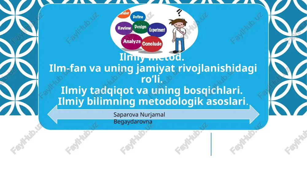 ilmiymetodning kelib chiqishi — PPTX