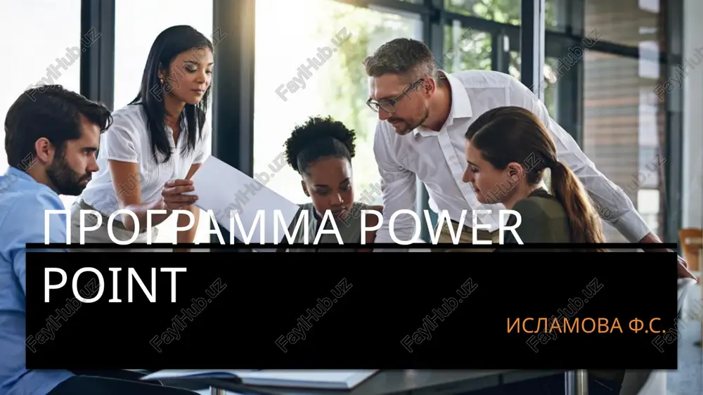 programma power point — PPTX