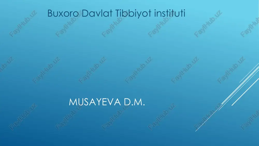 markaziy nerv sistemasiga ta'sir etuvchi dori vositalar — PPTX