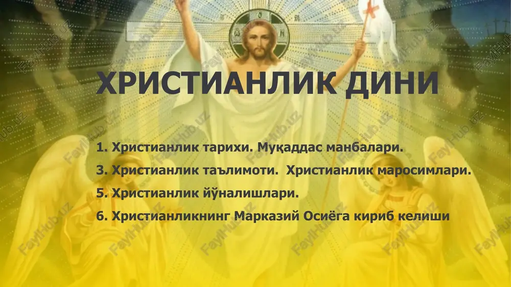 xristianlik dini — PDF