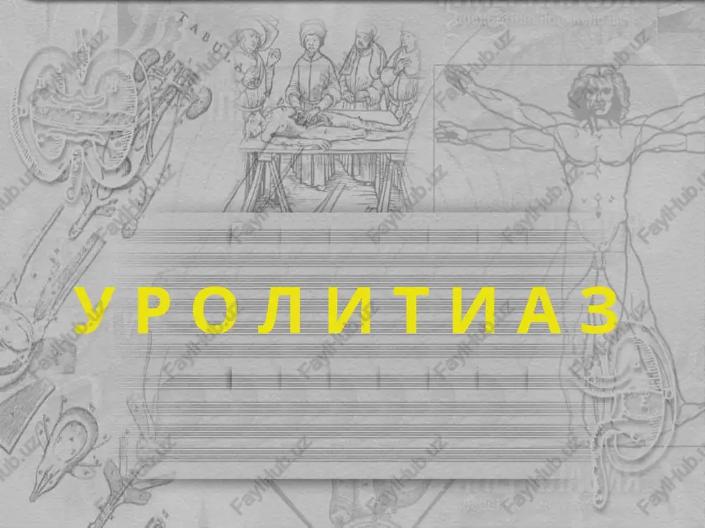 siydik tosh kasalligi (stk) — PPT