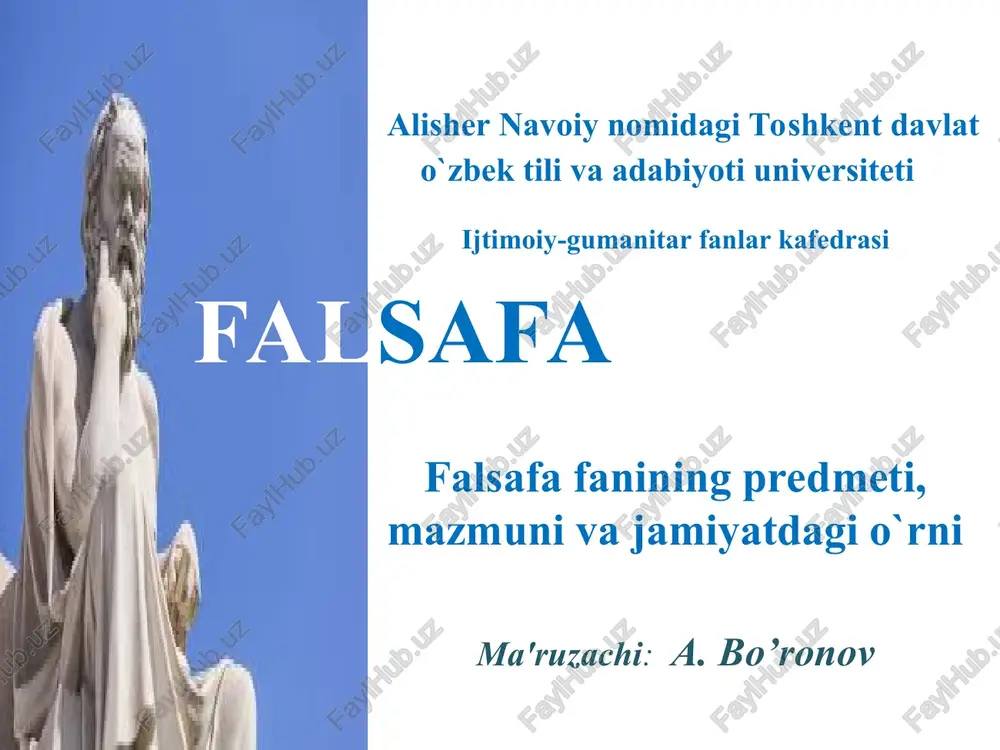 falsafa — PPT