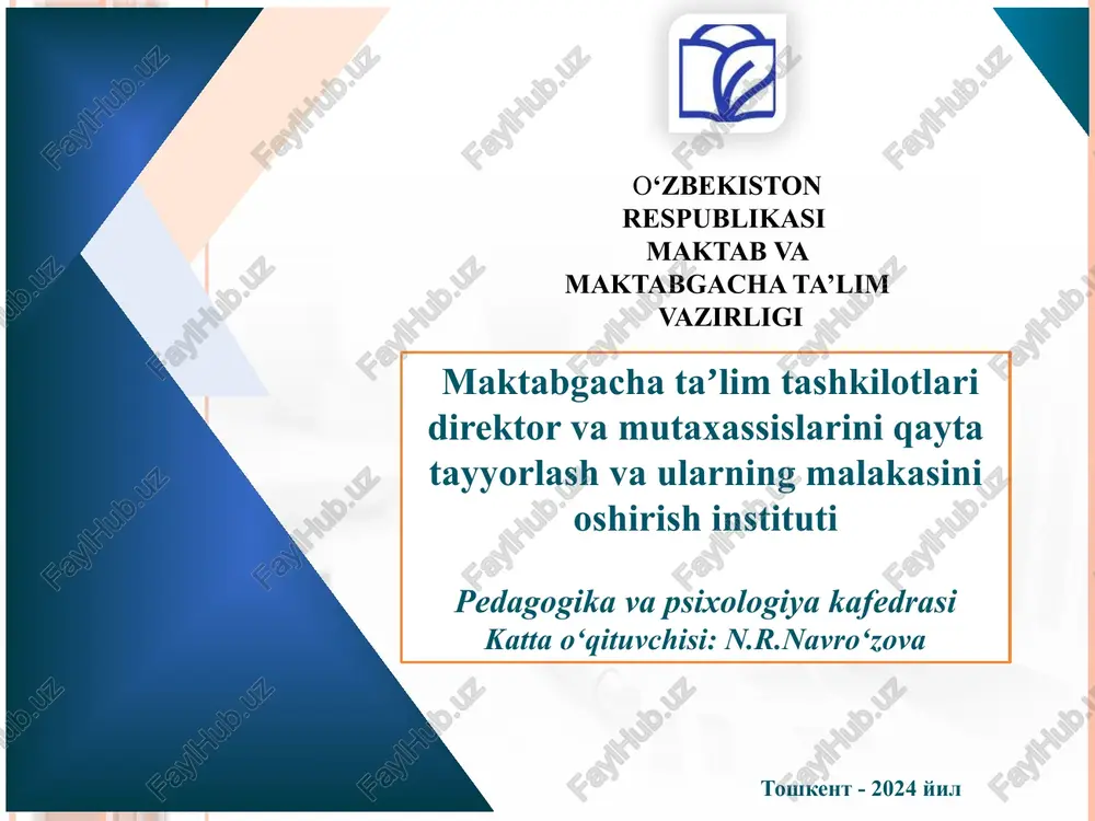 psixologik diagnostika — PPTX