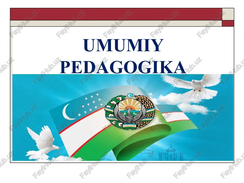 pedagogika tarixi fan sifatida — PPT
