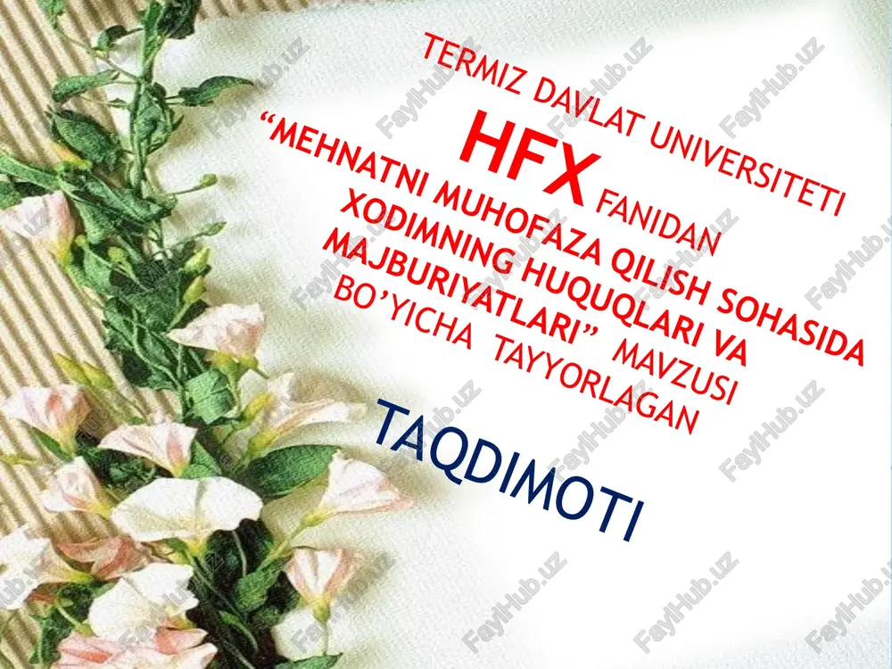 o`zbek filologiyasi taqdimoti — PPTX