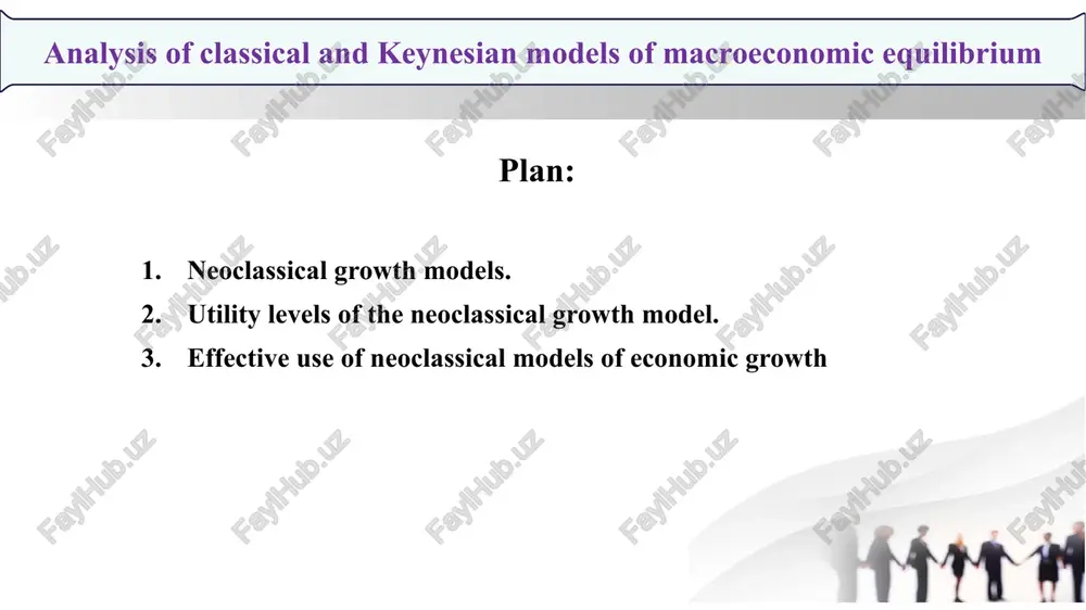 r.solouning neoklassik iqtisodiy o‘sish modeli — PPTX