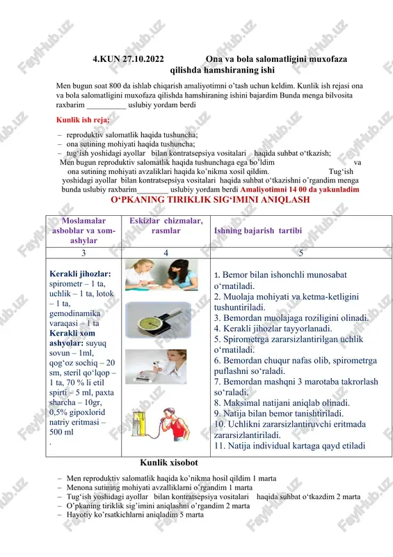 ona va bola salomatligini muxofaza qilishda — DOCX