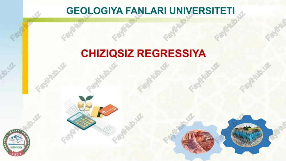 chiziqsiz regressiya — PPTX