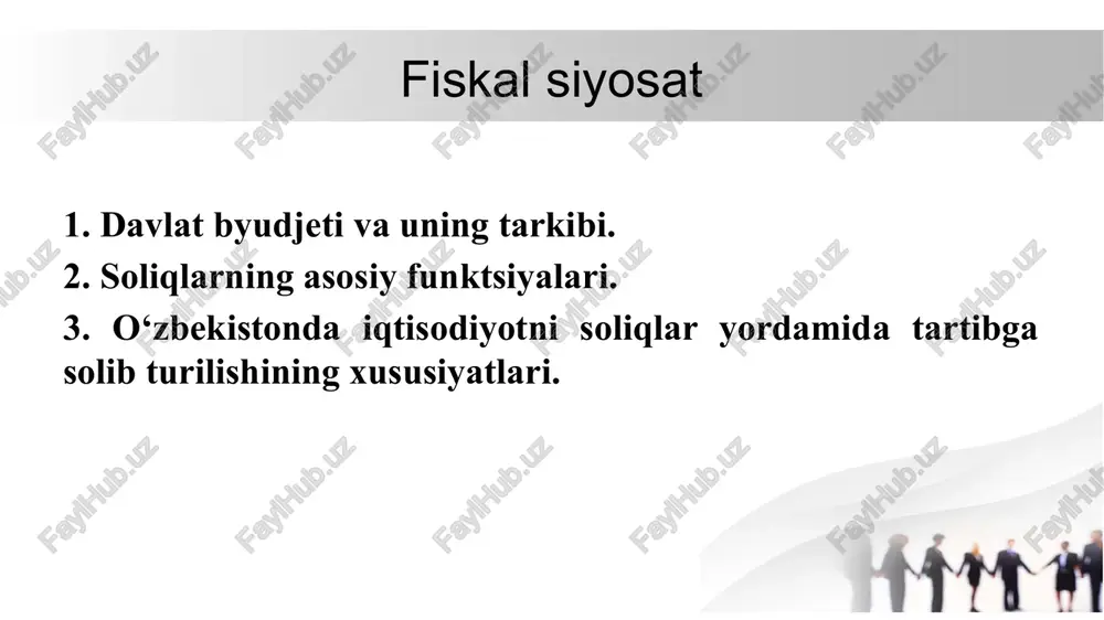 fiskal siyosat — PPTX