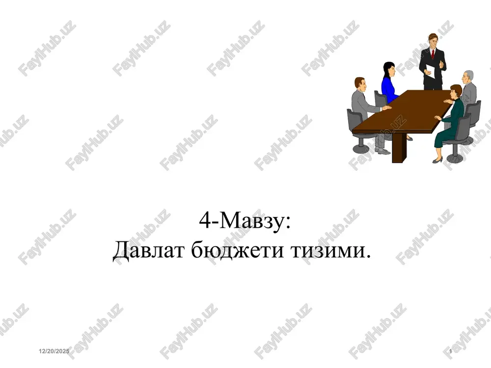 davlatbyudjetitizimi — PPTX