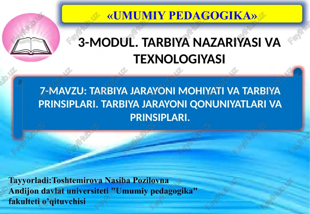 umumiy pedagogika — PPTX