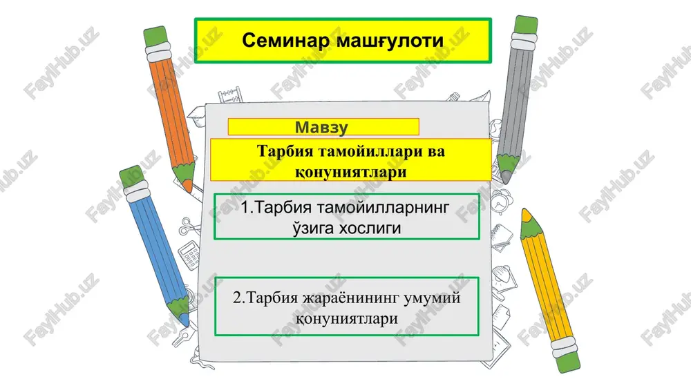 tarbiyatamoyillarivaqonuniyatlari — PPTX