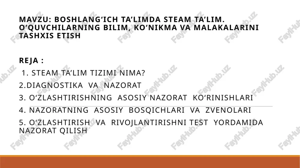 steam ta’lim tizimi — PPTX
