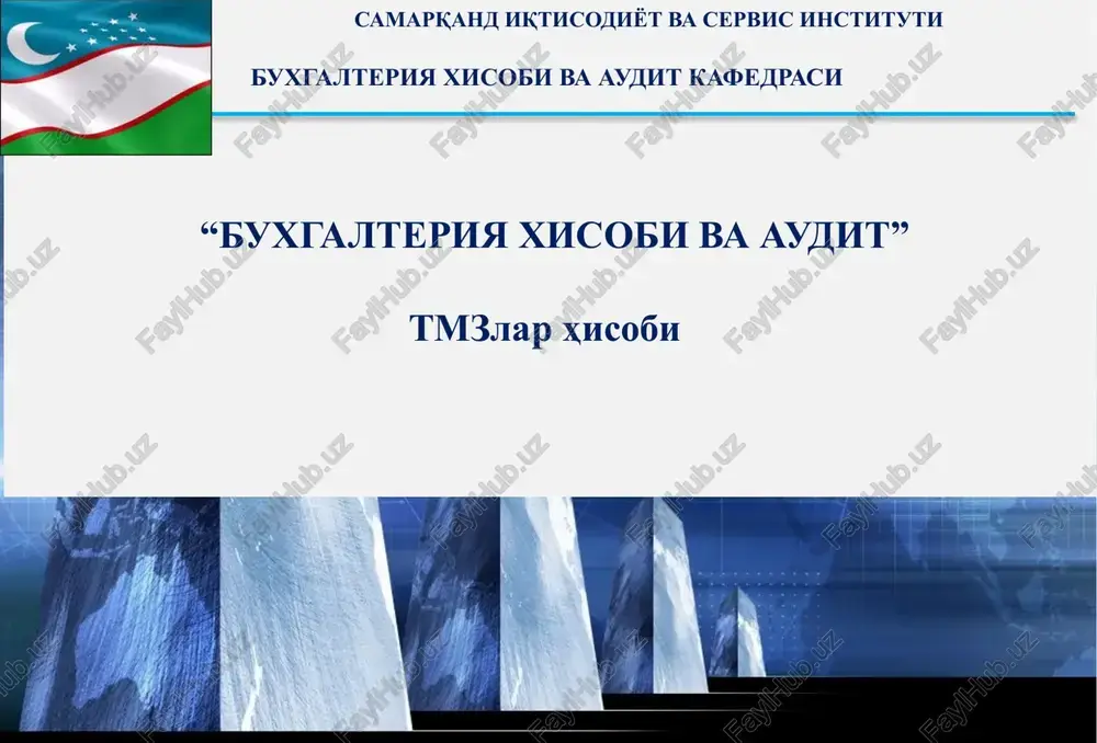 buxgalteriya xisobi va audit — PPTX