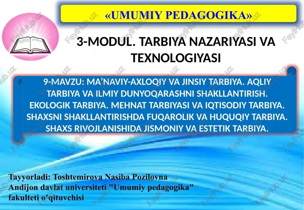 umumiy pedagogika — PPTX