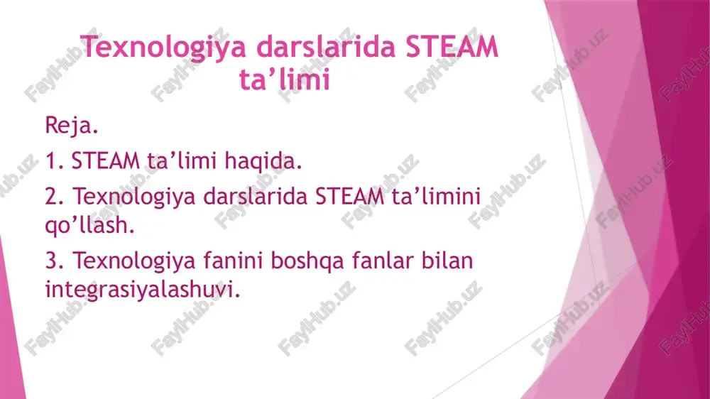 steam ta’limi — PPTX