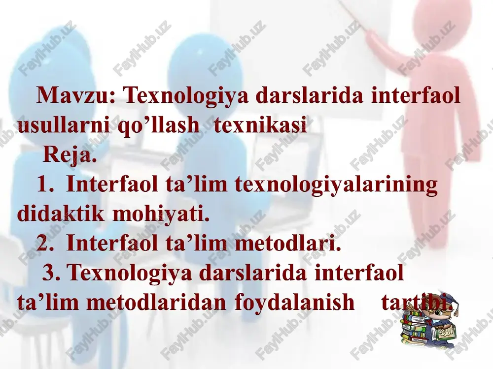 interfaol ta'lim texnologiyalari — PPT