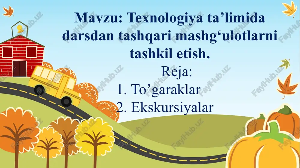 texnologiya ta'limi — PPTX