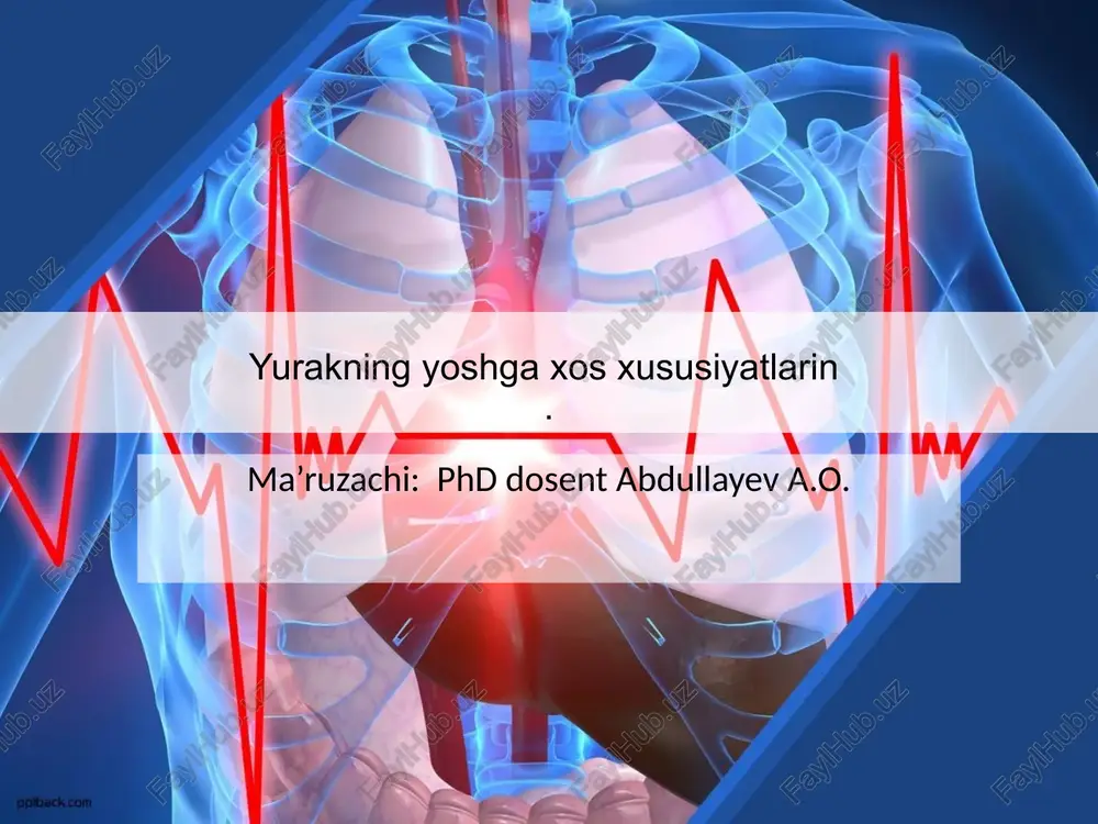 yurakning yoshga xos xususiyatlarin — PPTX