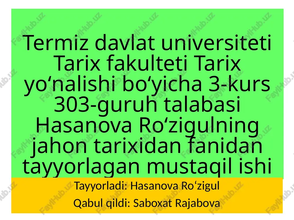 nodirshoh afshor — PPTX