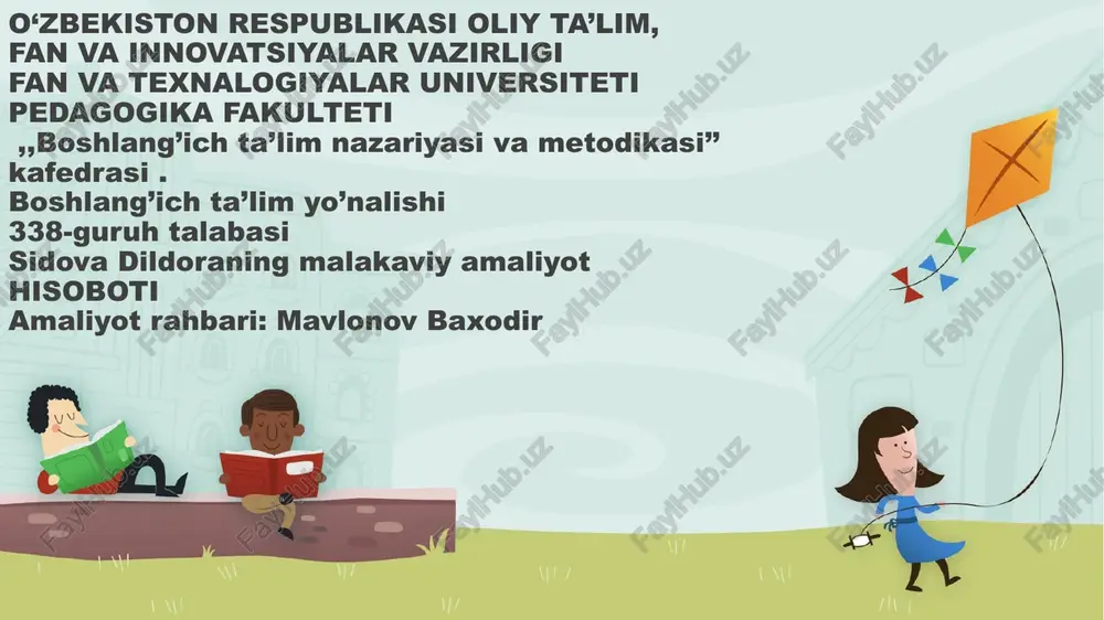 boshlang’ich ta’lim yo’nalishi — PPTX