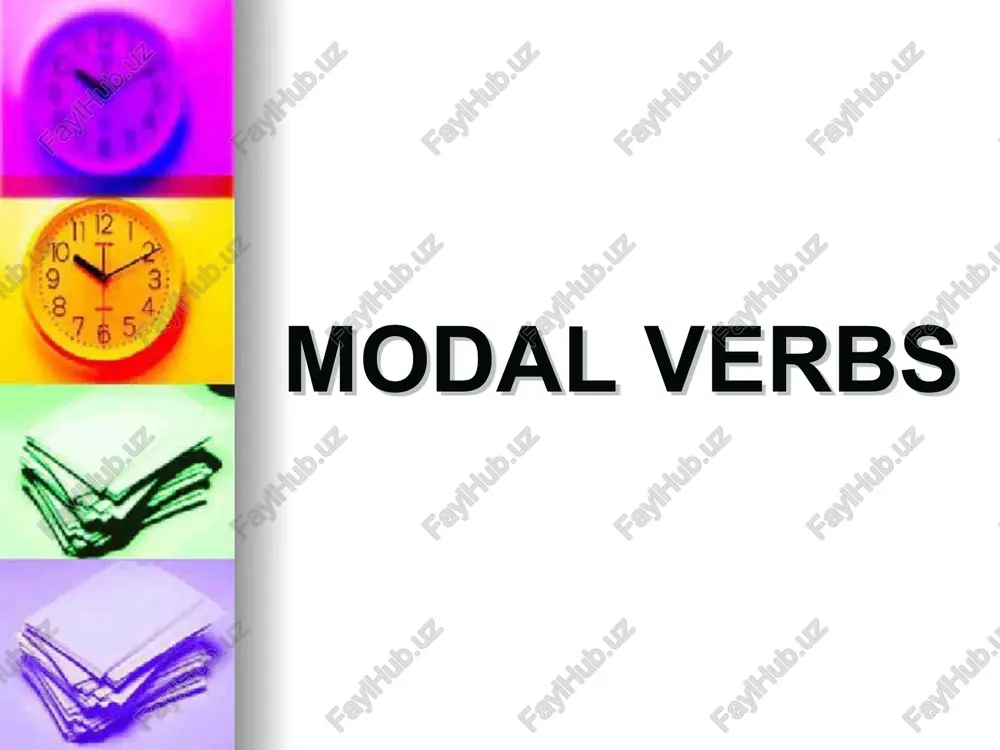 modalverbs — PPT