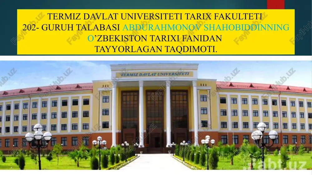 qo`qon xonligi mansablari — PPTX