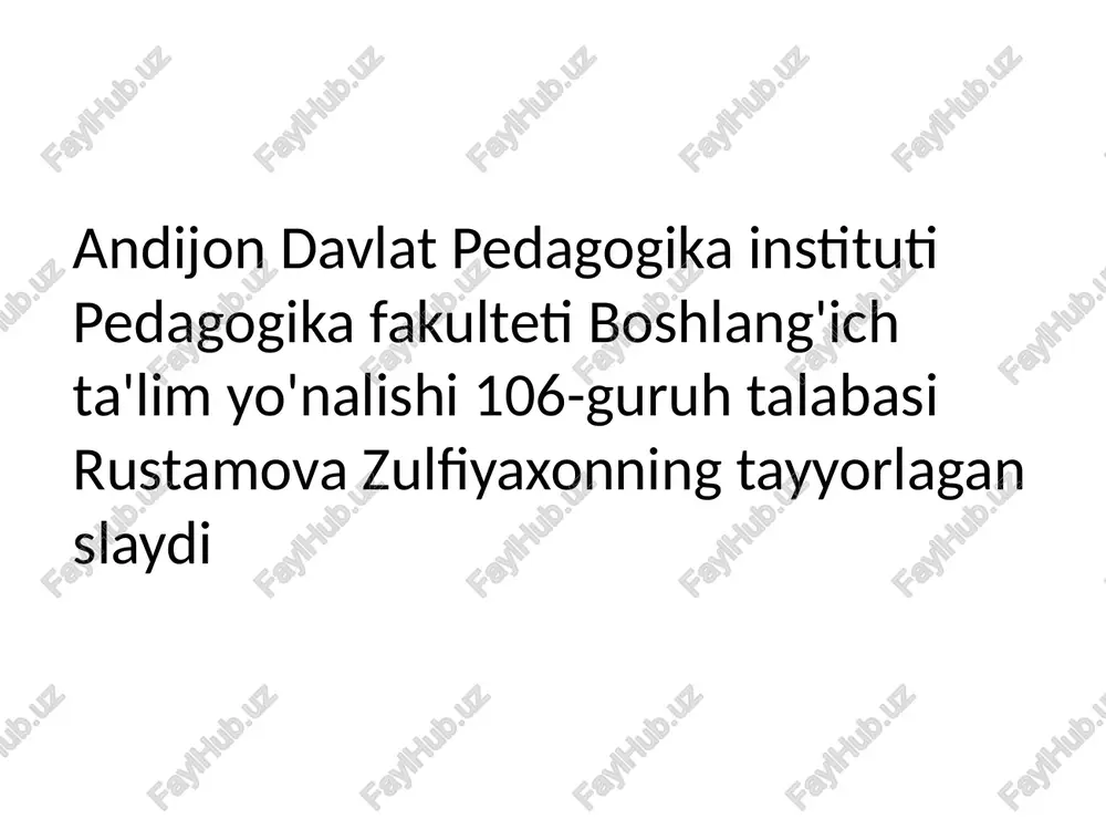 boshlang'ich sinfda sintaksisga oid materiallar — PPTX