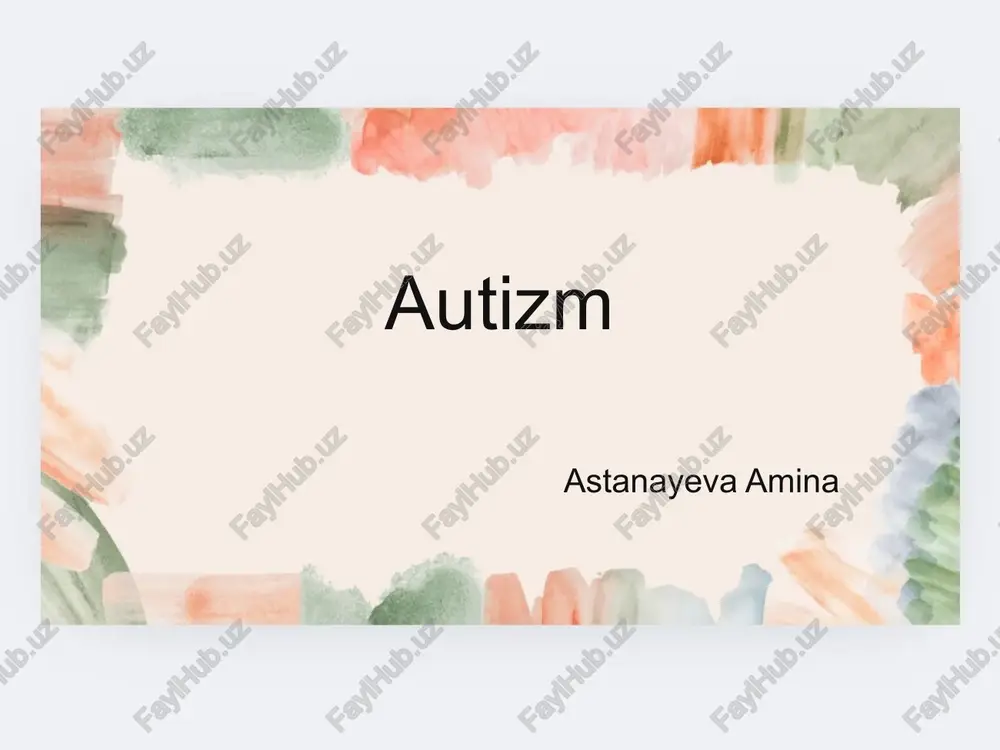 autizm — PPTX