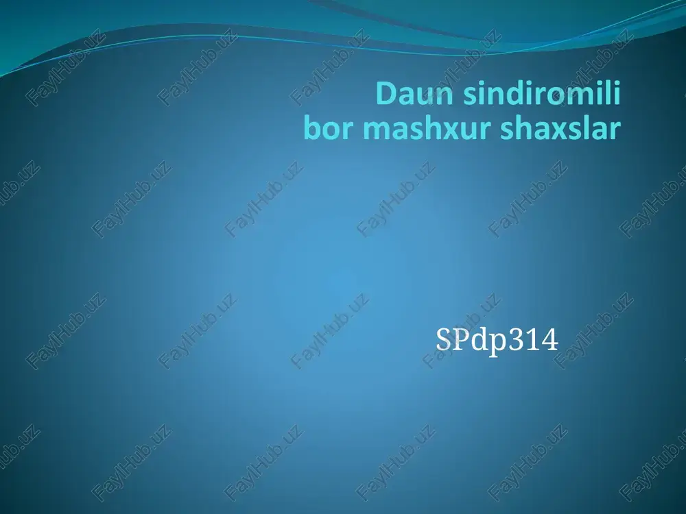 daunsindiromi — PPTX