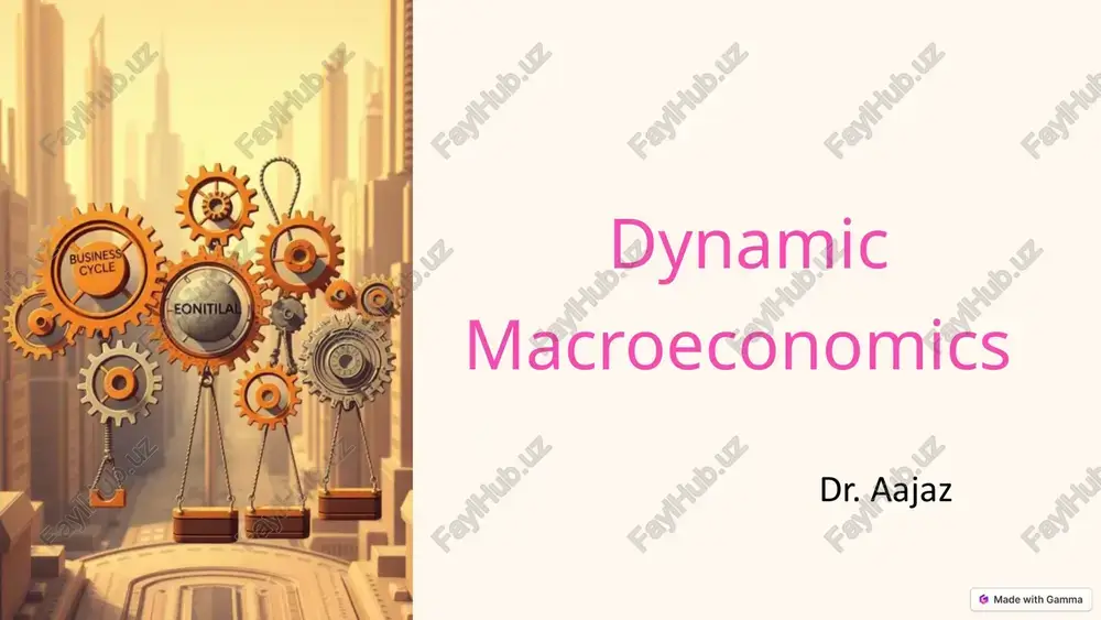 dynamicmacroeconomics — PPTX