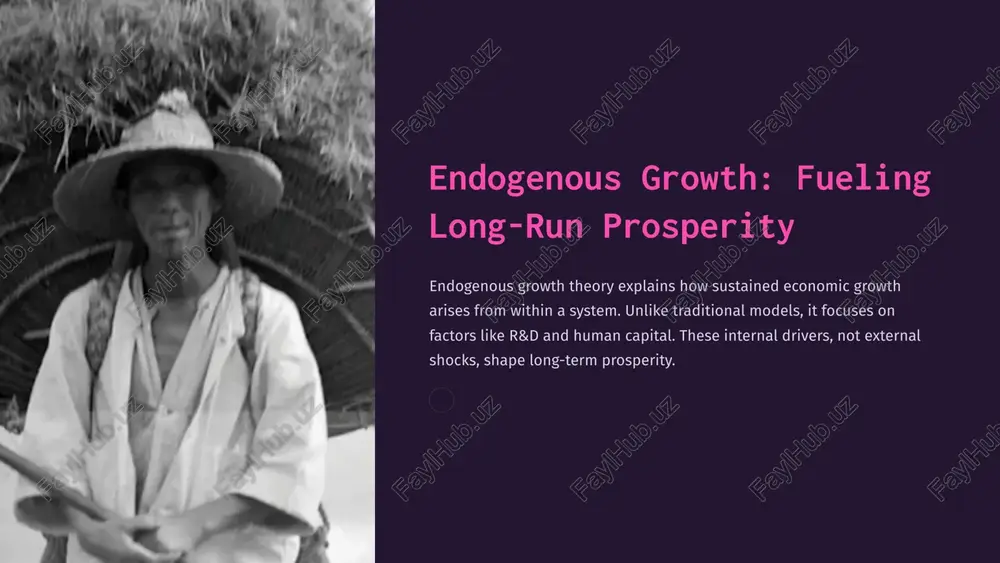 endogenous growth: fueling long-run prosperity — PPTX