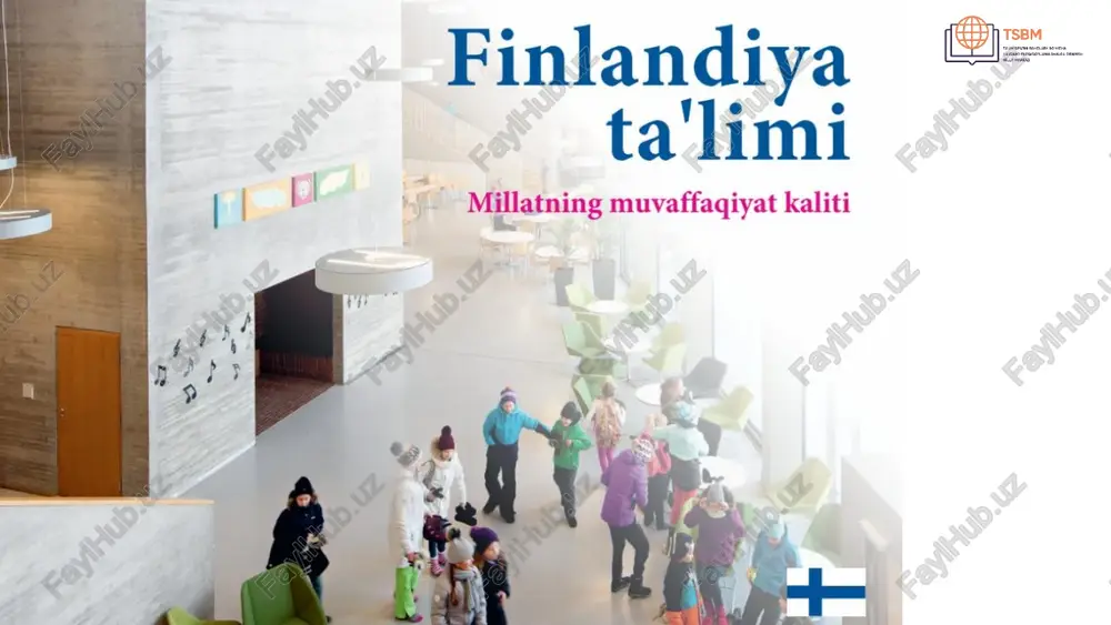 finlandiya ta'limi — PPTX
