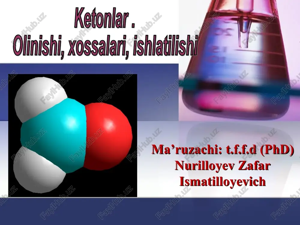 ketonlar — PPT