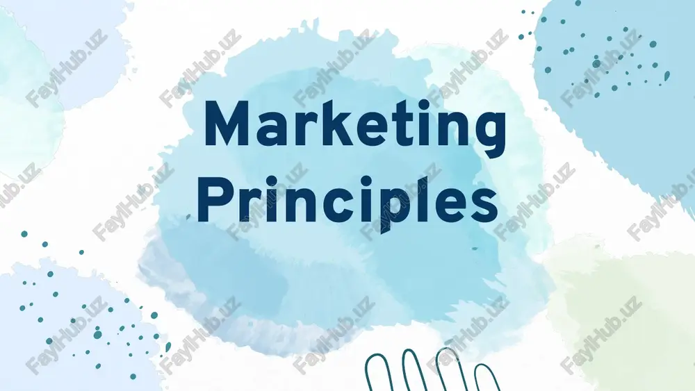 marketing principles — PPTX