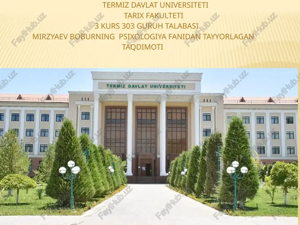umumiy va maxsus metodlar — PPTX