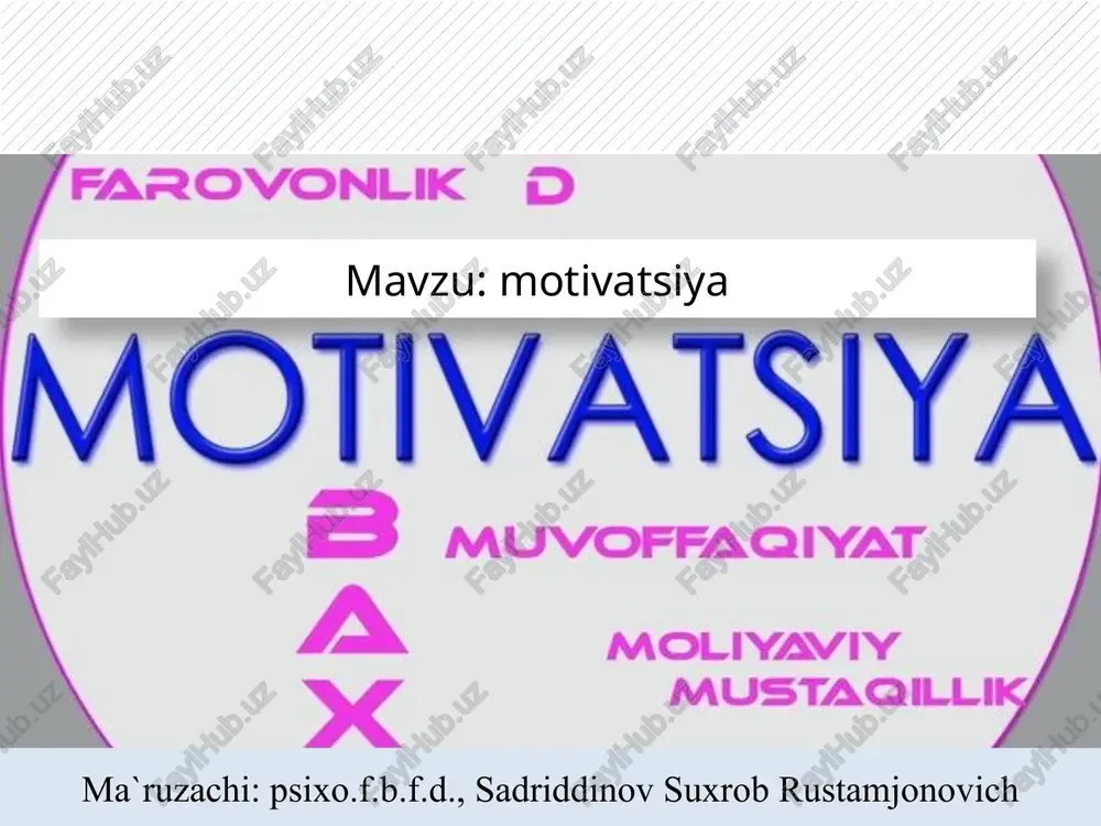 motivatsiya — PPTX