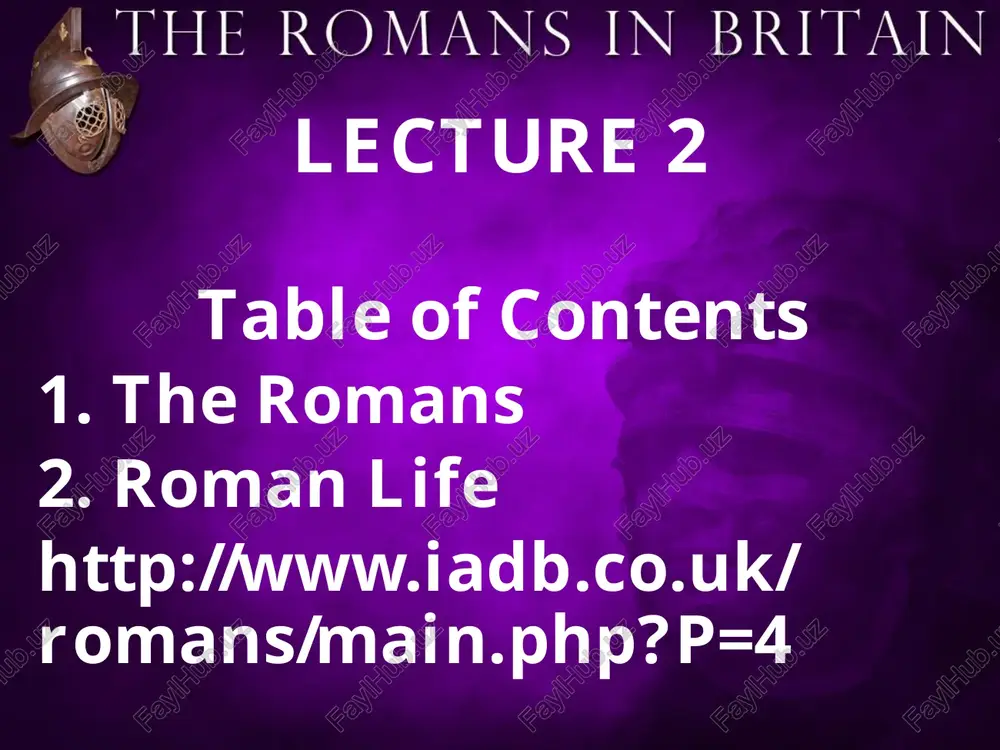 the romans in britain — PPTX
