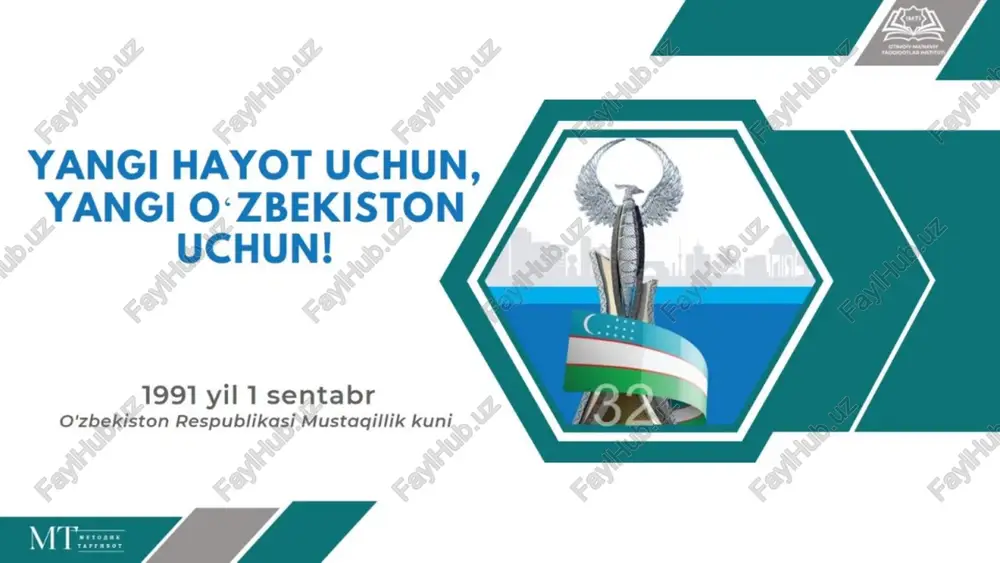 o‘zbekiston mustagilligi kuni — PPTX