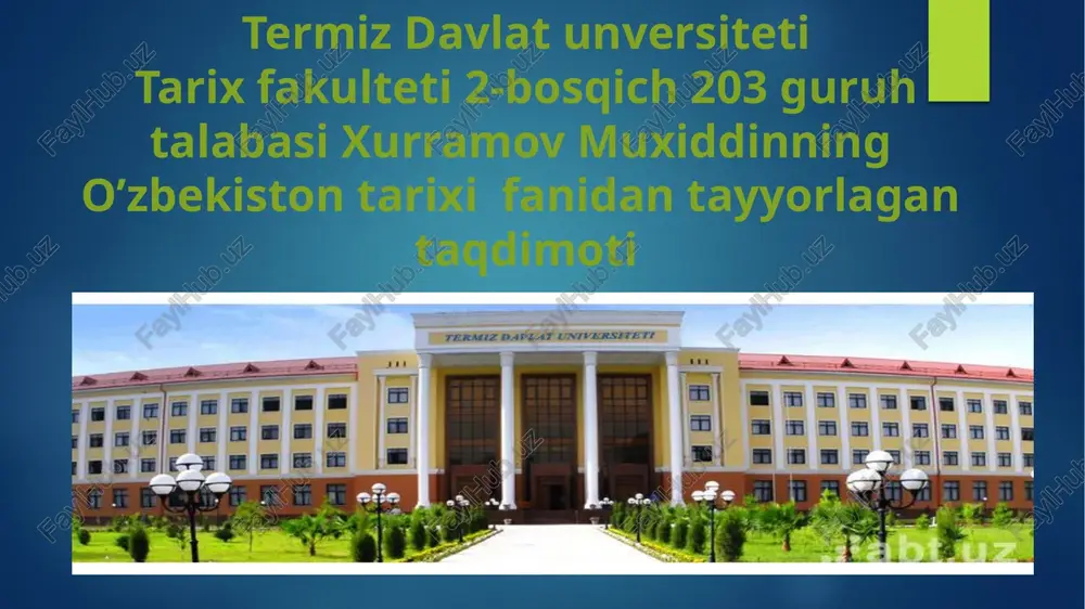 qo’qonxonligi dini unvon va mansablar — PPTX