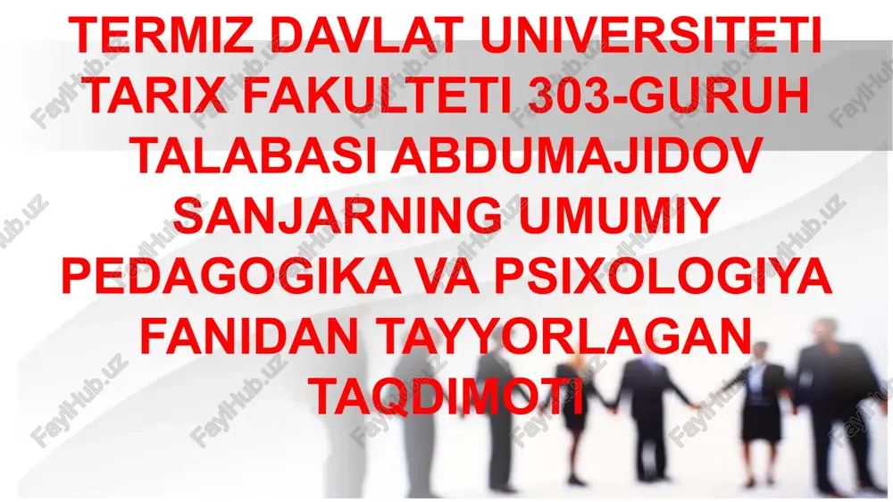 xarakter qobiliyati va harakat — PPTX