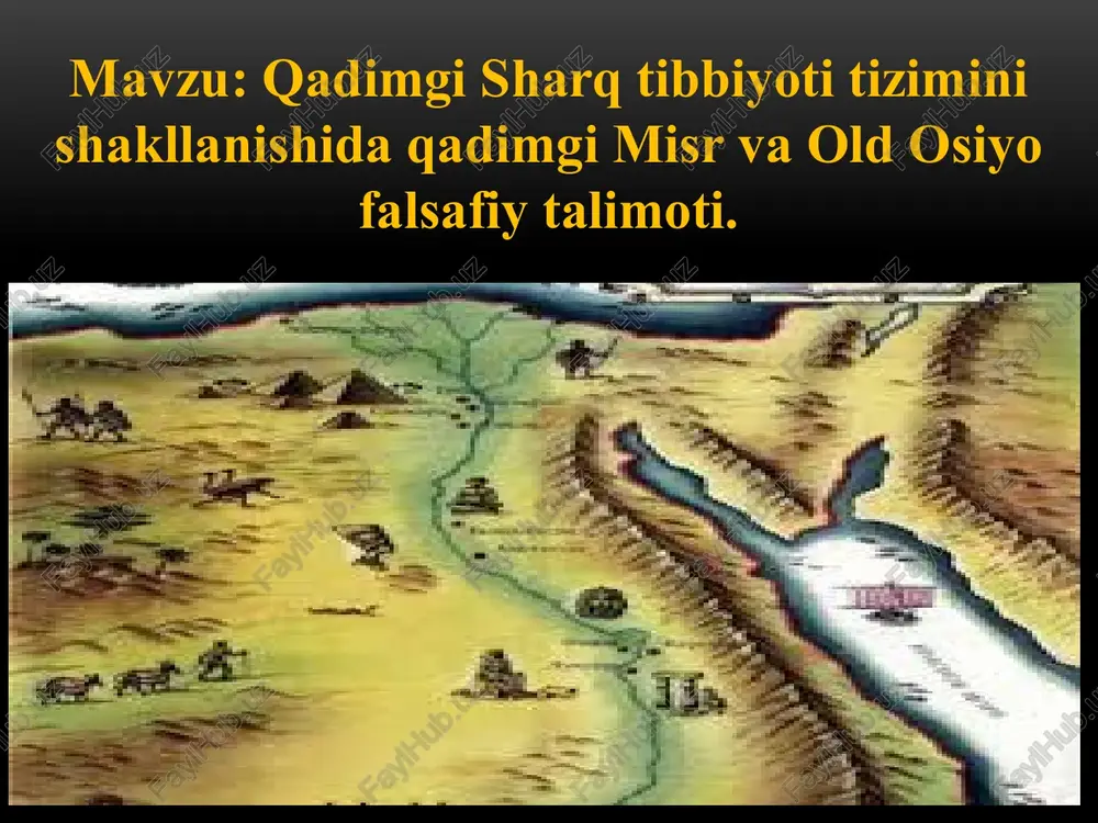 qadimgi misr tabiblari — PPTX
