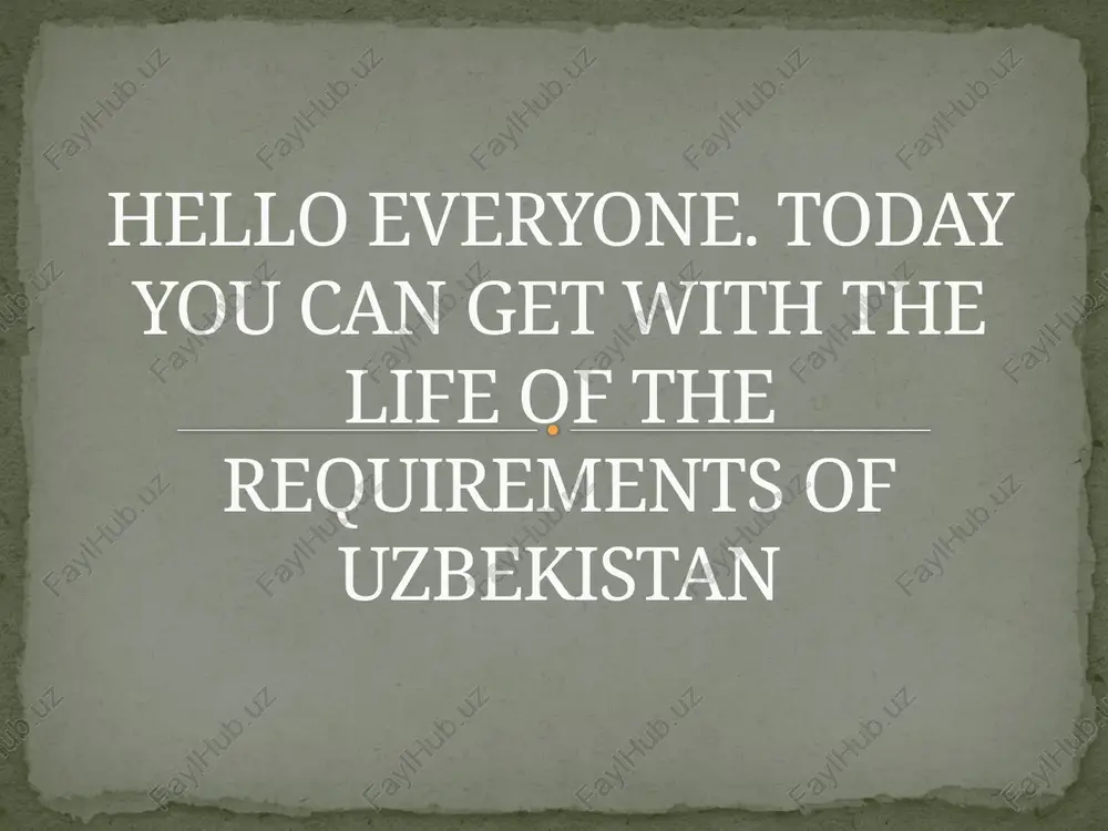 educational system in uzbekistan — PPTX