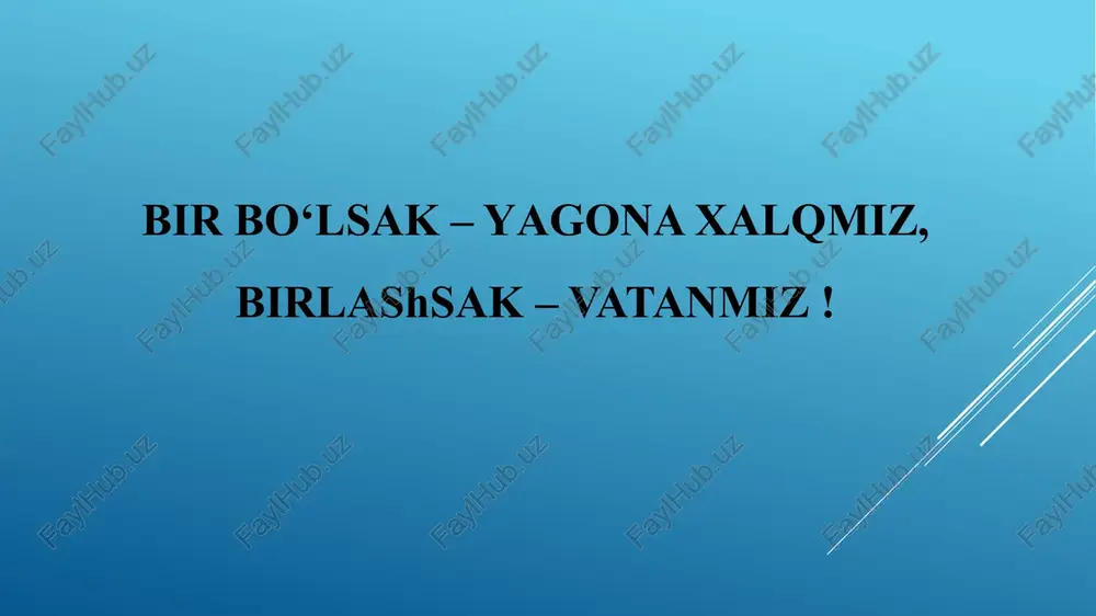 yangi o'zbekiston — PPTX
