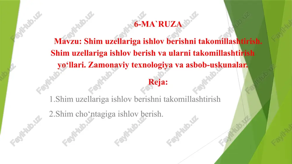 shimuzellarigaishlovberish — PPTX