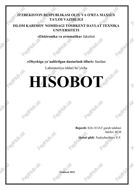 pythonda matematik amallar bilan ishlash — DOCX