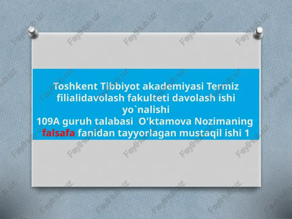 qadriyatlar tizimi — PPTX