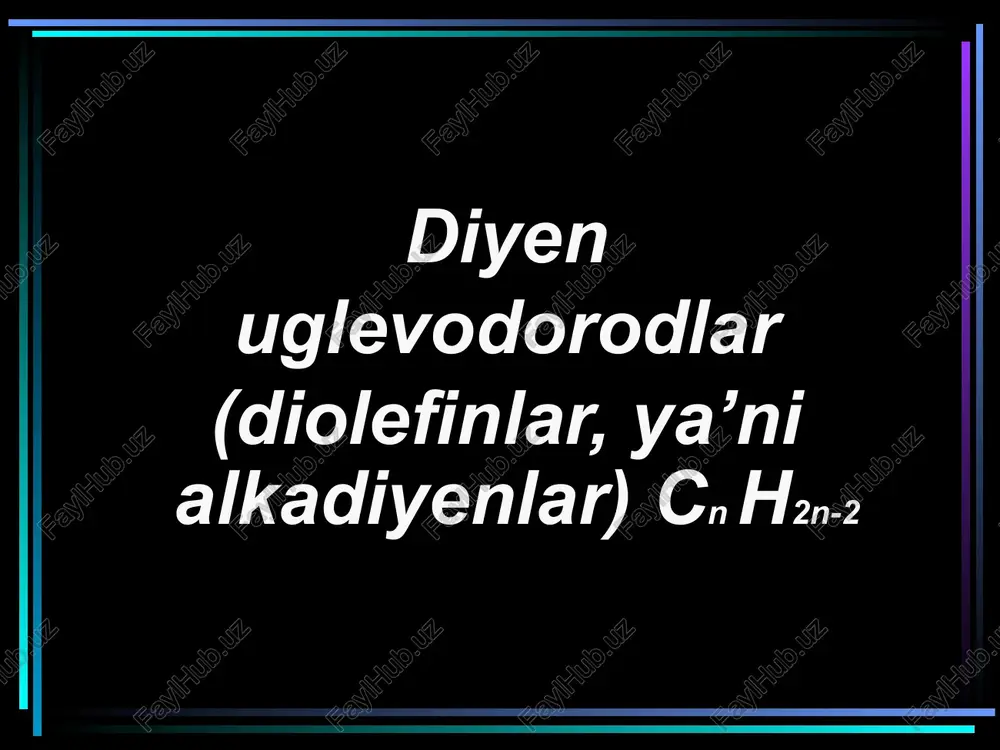 dien uglevodorodlar — PPT