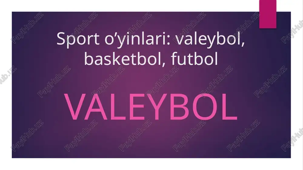 voleybol — PPTX
