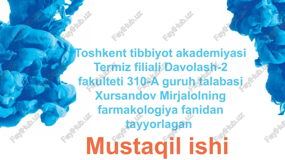 parkinson kasalligini davolash — PPTX